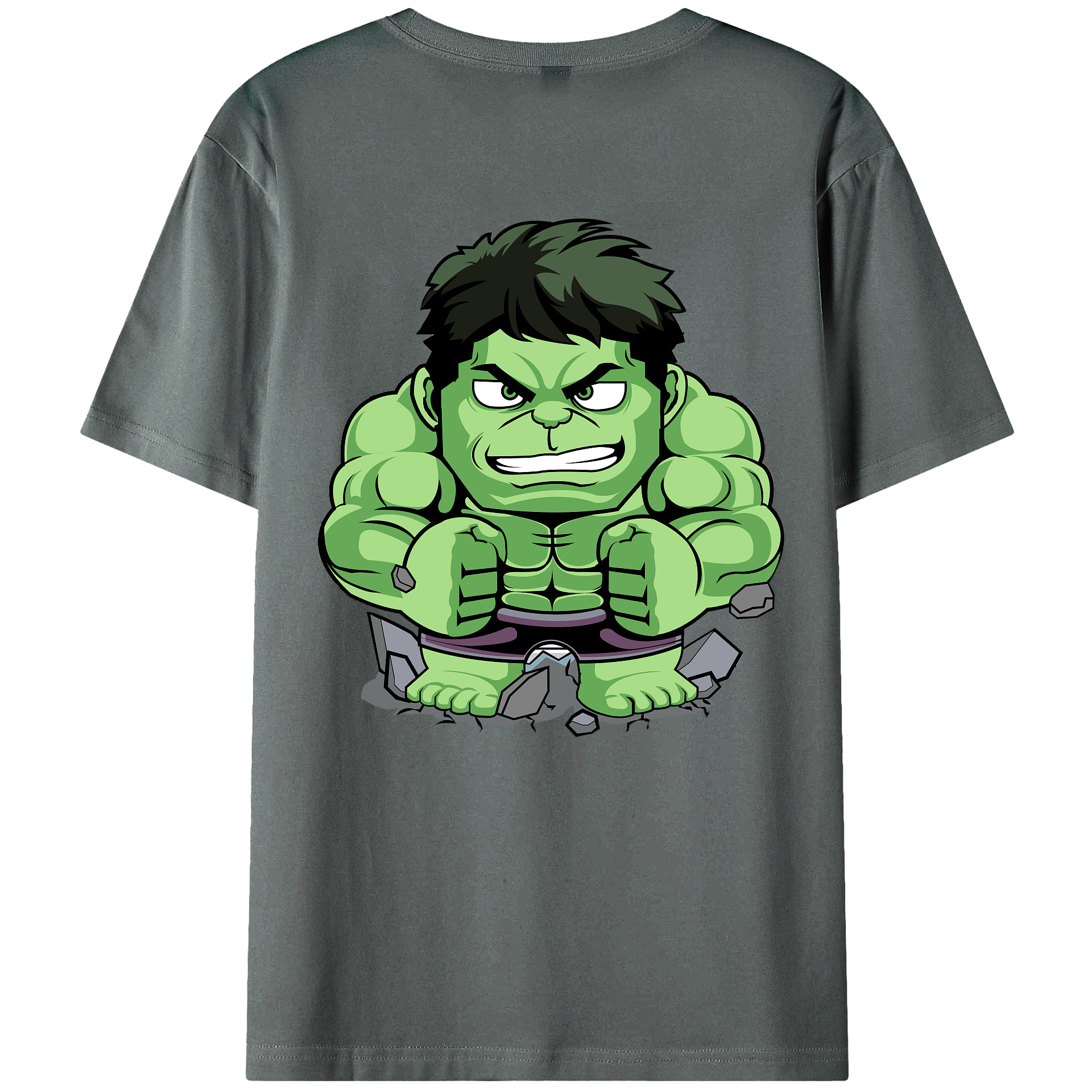 （画像用） アベンジャーズ The Avengers 綿100％ メンズ半袖Tシャツ（バックプリント） 通気性